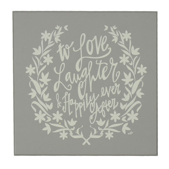 AMORE HAPPILY EVER AFTER GREY SIGN BOX