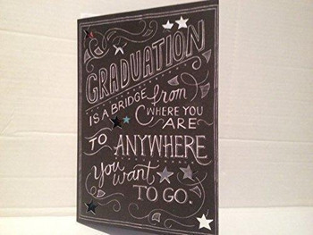 Graduation Is A Bridge From Where You Are Graduation Card 