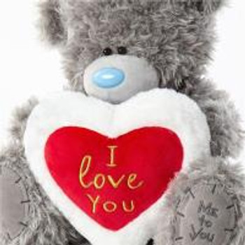 Me To You Bear 12" I Love You Padded Heart