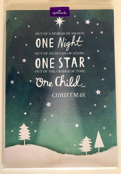 One Night One Star One Child Christmas Card