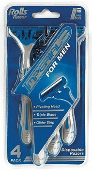 Imperial 3 For Men Disposable Razors (4 Pack)