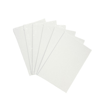 Pack of 10 10x15cm Blank White Flat Stretched Board Art Canvases By Janrax