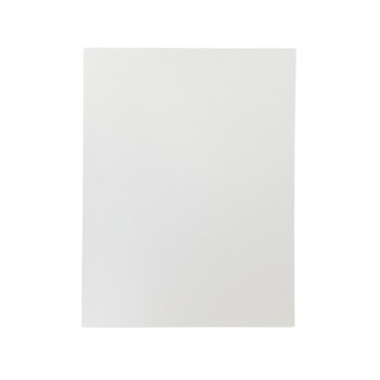 Pack of 10 30x40cm Blank White Flat Stretched Board Art Canvases By Janrax