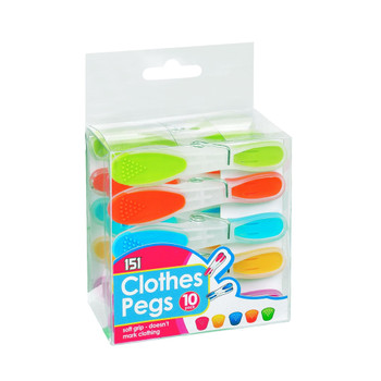 Pack of 10 Clothes Pegs Pack of 10 Clothes Pegs