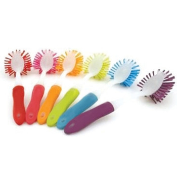 Duzzit Wide Head Washing Up Dish Brush - Assorted Colours