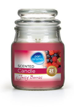 Pan Aroma Small Jar Candle With Lid - Juicy Berries Pan Aroma Small Jar Candle With Lid - Juicy Berries