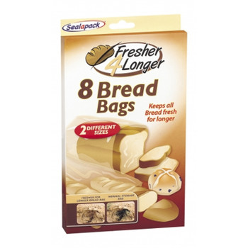 8 PIECE BREAD BAGS FRESHER FOR LONGER 2 DIFERENT SIZES