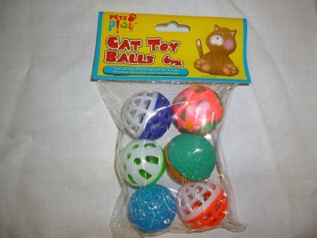 Cat Toy Balls 6pk