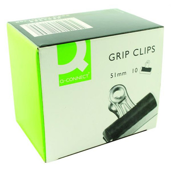 Pack of 10 51mm Black Grip Clips