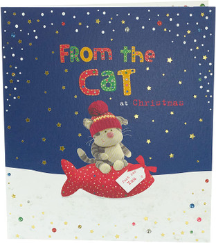 From The Cat Star Design Boofle Christmas Card 