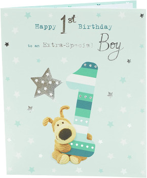 Boofle Extra Special Boy's 1st Birthday Card