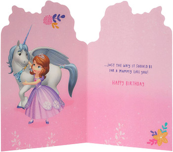 Sofia The First Birthday Card for Mummy