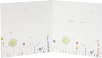 Elegant Floral Design Thank You Card