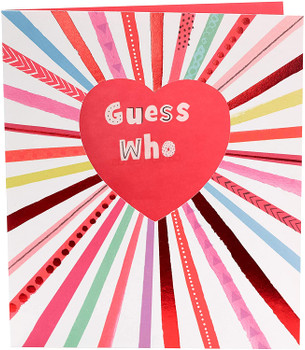 Secret Admirer Guess Who? Valentine's Card