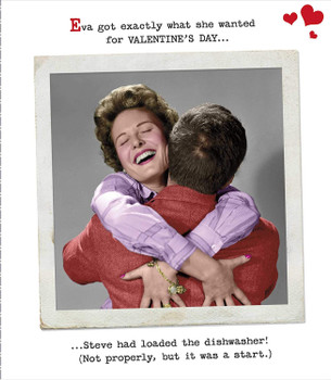 Vintage Humour Valentine's Card for Her