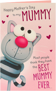 Cute Cat Mother's Day Card