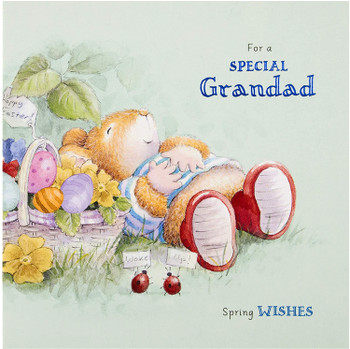 Cute Country Companions Design Grandad Easter Card 