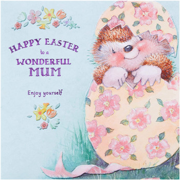 Cute Country Companions Design Easter Card For Wonderful Mum