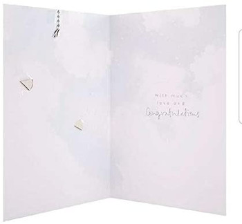 Christening Day Card with Hanging Keepsake