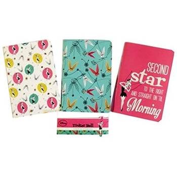 Pack of 3 A6 Disney Tinker Bell Notebooks {DC}