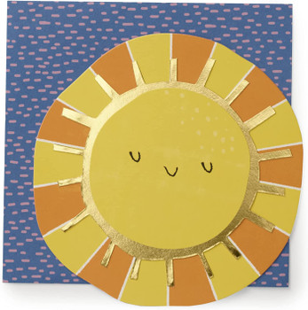 Yellow Sun 3D Pop Up Birthday Blank Card