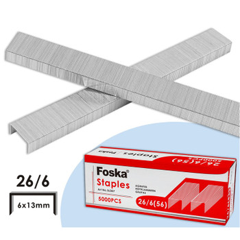 Pack of 5000 26/6 Staples