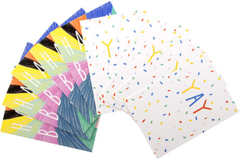 Pack of 10 Birthday Cards for Kids 2 Colourful Graphic Designs