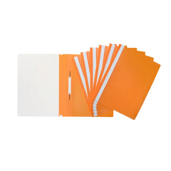 Pack of 120 Orange A4 Project Folders by Janrax