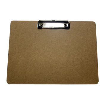 Pack of 12 A4 Wooden Horizontal Clipboards by Janrax