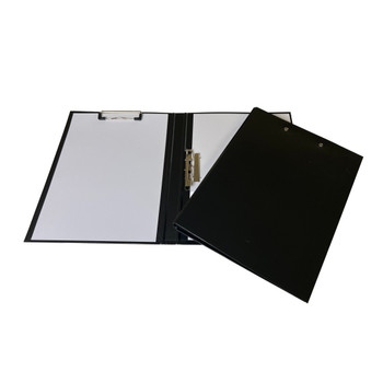 Pack of 10 Black A4 Clipboard Document Clamp File Folders