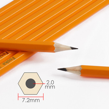 Pack of 288 Yellow HB Wooden Pencils with Eraser