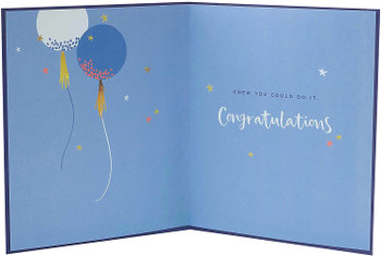 Balloons Design Exams Congratulations Card