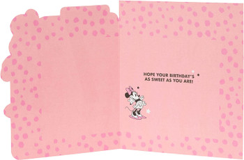 UK Greetings Disney Carte d'anniversaire 3 ans pour elle/fille avec  enveloppe – Badge – avec Minnie Mouse, 121 mm x 229 mm : :  Fournitures de bureau