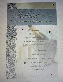 Wishing Well Studios Greetings Card Anniversary Husband 