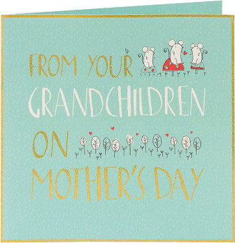 Cute Mice Design Mother's Day Card from The Grandchildren