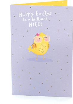 Chick Design Niece Easter Card