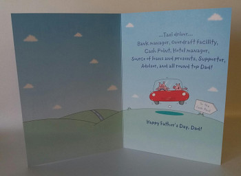 Humorous Father's Day not Dad also Friend Father's Day Card