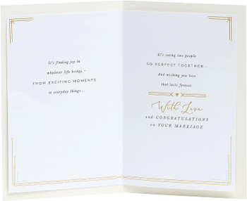 Poetic Design Wedding Congratulations Card