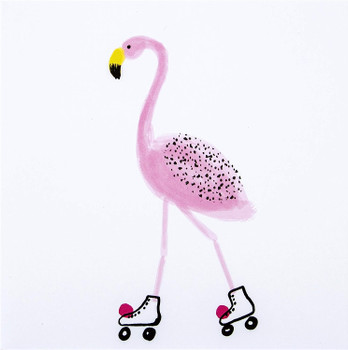 Fun Flamingo Design Any Occasion Open Card 