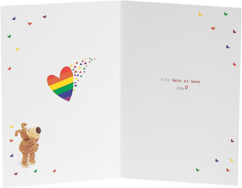 Boofle Cute Design Celebrate Pride Card