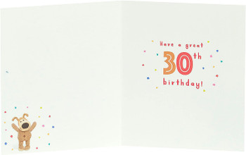 Boofle Cute Design 30th Birthday Card