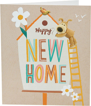 Cute Congratulations with Design Boofle Happy New Home Card 