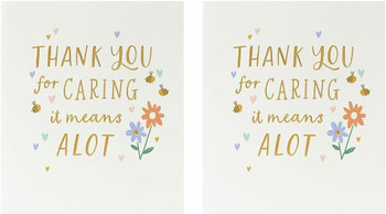 Thank You Card Caring Support Card (Pack of 2)