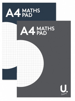 12 x A4 70 Pages Maths Pads