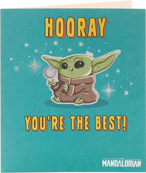 Funny Design With Hooray You're The Best Blank Birthday Card