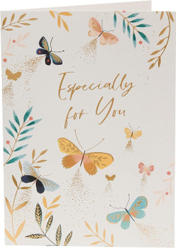 Butterfly Design Especially For You Birthday Card