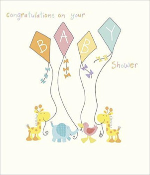 Baby Shower , New Baby Congratulations Greetings Card