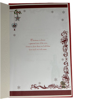 Celebration Themed With Love to My Fiancée Christmas Card Celebration Themed With Love to My Fiancée Christmas Card