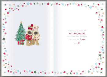 Boofle Son & Partner Embellished Christmas Card