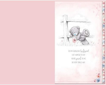 Me to You Tatty Teddy Amazing Girlfriend Birthday Card